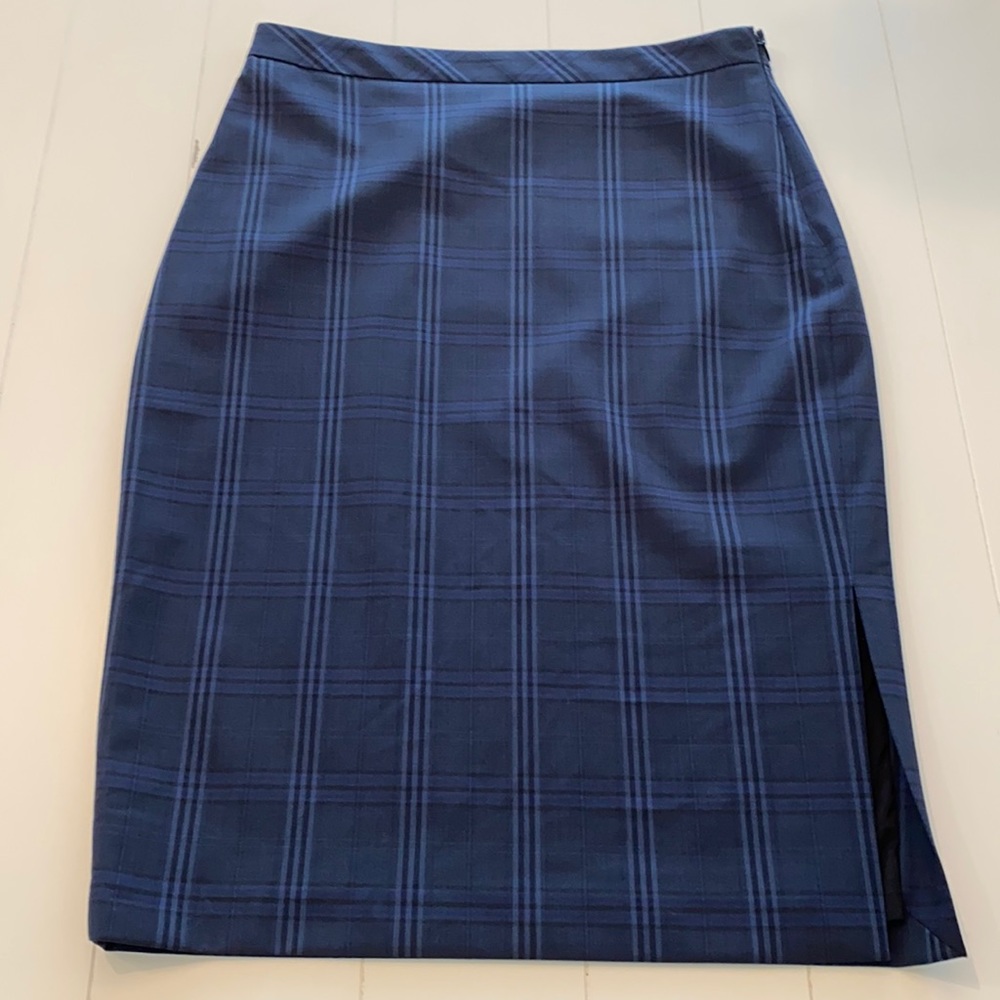 Banana Republic Plaid Pencil Skirt 6